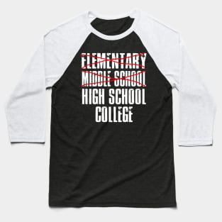 2024 Junior High Graduation Middle School Graduation Baseball T-Shirt